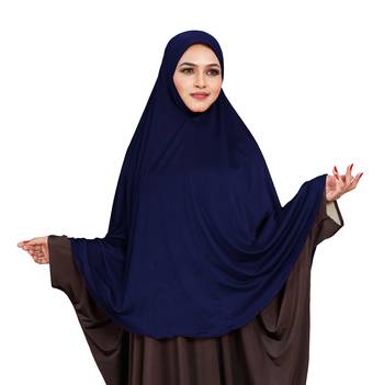 JSDC Casual Wear Stitched Ready To Wear Long Plain Namazi Chaderi Khimar Hijab For Women 1