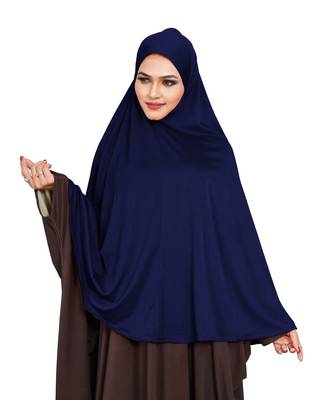 JSDC Casual Wear Stitched Ready To Wear Long Plain Namazi Chaderi Khimar Hijab For Women 2