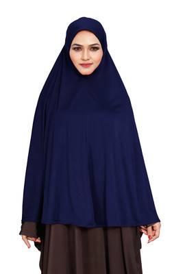 JSDC Casual Wear Stitched Ready To Wear Long Plain Namazi Chaderi Khimar Hijab For Women 3