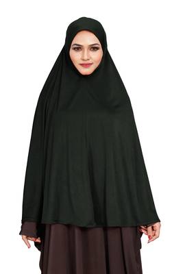 JSDC Outdoor Wear Stitched Ready To Wear Long Plain Chaderi Hijab For Women 3