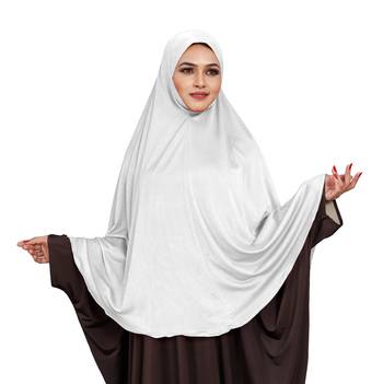 JSDC Occasional Wear Stitched Ready To Wear Long Plain Namazi Khimar Chaderi Hijab For Women 1