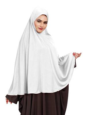 JSDC Occasional Wear Stitched Ready To Wear Long Plain Namazi Khimar Chaderi Hijab For Women 4