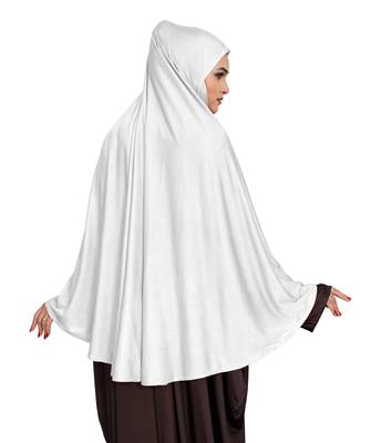 JSDC Occasional Wear Stitched Ready To Wear Long Plain Namazi Khimar Chaderi Hijab For Women 5