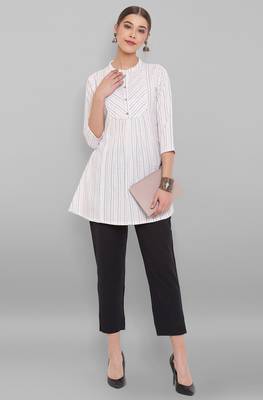 White woven cotton tunics 3