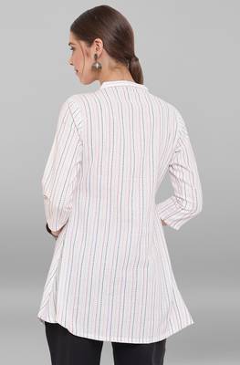 White woven cotton tunics 4