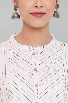 White woven cotton tunics 5