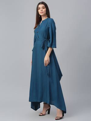 Embroidered Rayon Dress 3