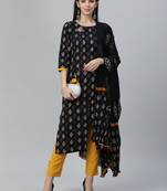 Printed Kurta and Pants with Printed Dupatta