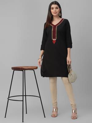 Embroidered Cotton Flex Kurta 1