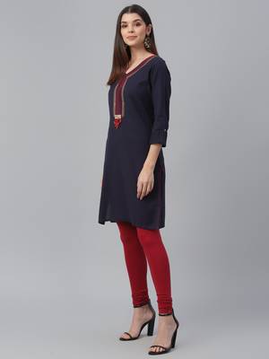 Embroidered Cotton Flex Kurta 3