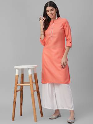 Embroidered Cotton Flex Kurta 1