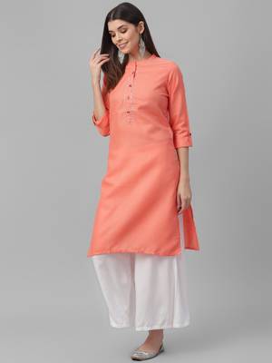Embroidered Cotton Flex Kurta 3