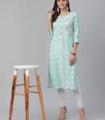Printed & Handwork Cotton Kurta