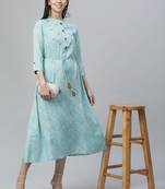 Hand Embroidered Rayon Kurta