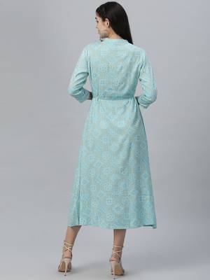 Hand Embroidered Rayon Kurta 4
