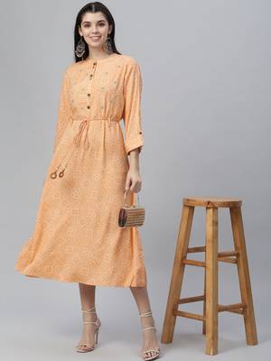 Hand Embroidered Rayon Kurta 1