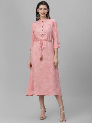 Hand Embroidered Rayon Kurta 2