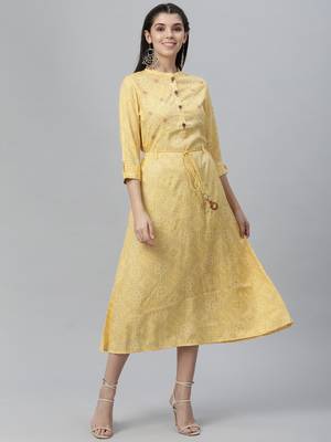 Hand Embroidered Rayon Kurta 2