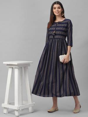 Hand Embroidered Beaded Cotton Dress 1