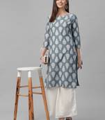 Ethnic Motif Printed Kurta Set