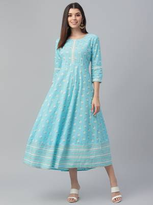 All Over Print Cotton Dress 2