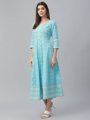 All Over Print Cotton Dress 3