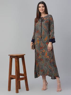 Printed Rayon Dress 1