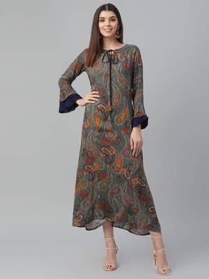 Printed Rayon Dress 2