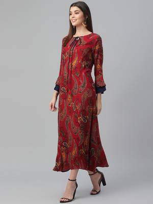 Printed Rayon Dress 3
