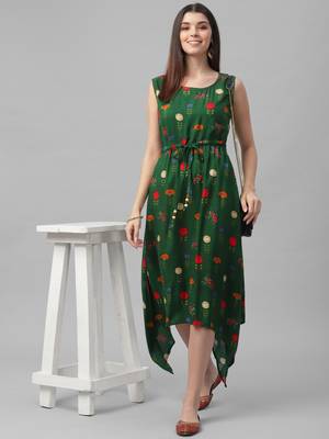 Printed Rayon Dress 1