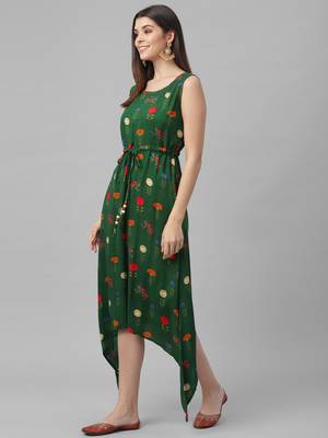 Printed Rayon Dress 3