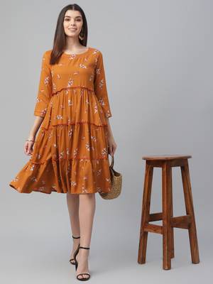 Rayon All over Printed Dress 1