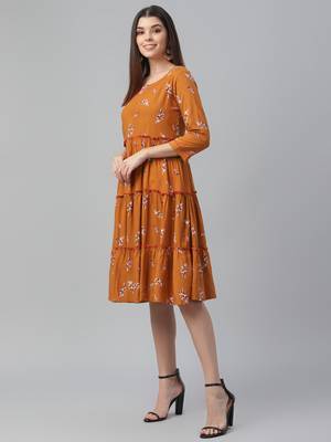 Rayon All over Printed Dress 3