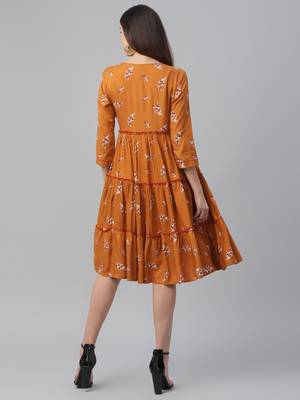 Rayon All over Printed Dress 4