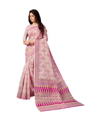 Ashika Multicolor Cotton Printed Saree 1