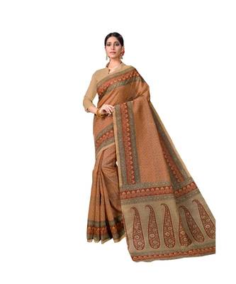 Ashika Multicolor Cotton Printed Saree 1