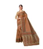 Ashika Multicolor Cotton Printed Saree