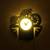 Fufuh LED Wall Clock for Home, Bike, Dial 10 cms, Design 30 cms