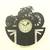 Fufuh LED Wall Clock for Home, Bike, Dial 10 cms, Design 30 cms