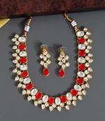 Red necklace-sets
