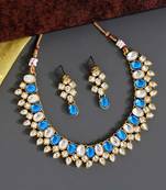 Blue necklace-sets