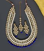 Blue necklace-sets