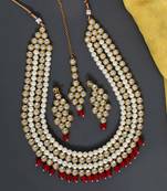 Red necklace-sets