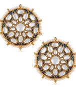 Blue crystal earrings