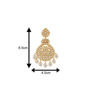 White crystal earrings 4