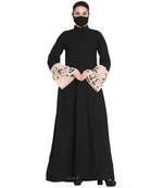 Embroidered Abaya With Matching Hijab