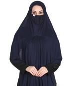 Bashariya-3 Pcs Set : Khimar-Ready To Wear Instant Hijab With A Complementary Mask & Under Scarf Cap