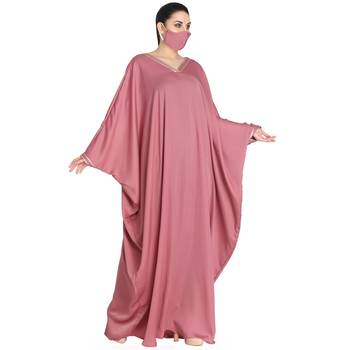 Pink Kaftan With Golden Contrast 2