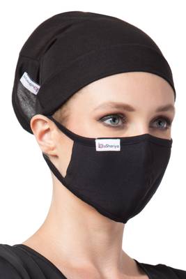 Bashariya-3 Pcs Set : Khimar-Ready To Wear Instant Hijab With A Complementary Mask & Under Scarf Cap 7