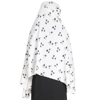 Bashariya-3 Pcs Set : Khimar-Ready To Wear Instant Hijab With A Complementary Mask & Under Scarf Cap 5